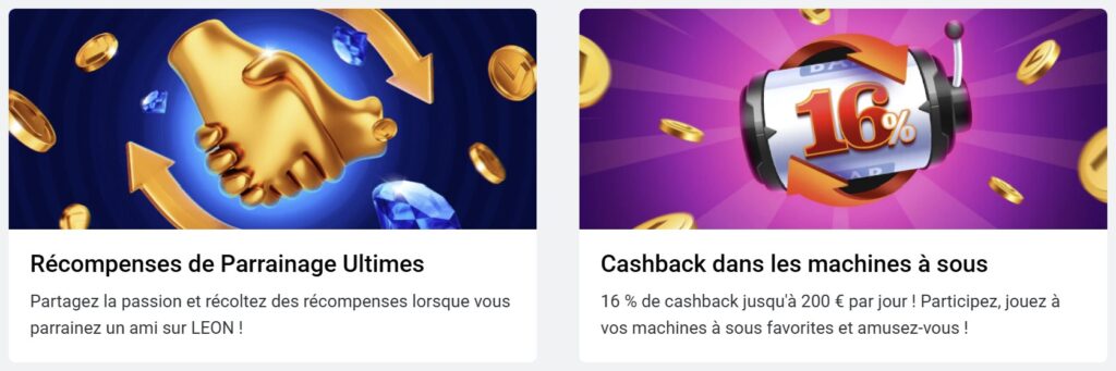 Aperçu de la promotion du casino Leon #1