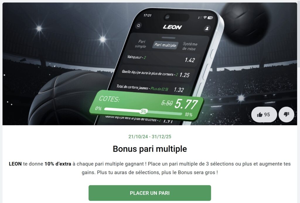 Aperçu de la promotion du casino Leon #4