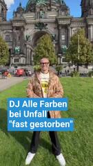 DJ Alle Farben bei Unfall "fast gestorben"