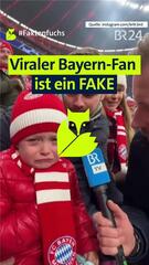 #Faktenfuchs: KI-Video von Bayern-Fan vor BR-Mikro geht viral