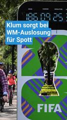 Heidi Klum erntet bei WM-Auslosung Spott