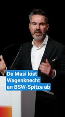 De Masi löst Wagenknecht an BSW-Spitze ab