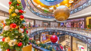 Berliner Mall zu Weihnachten