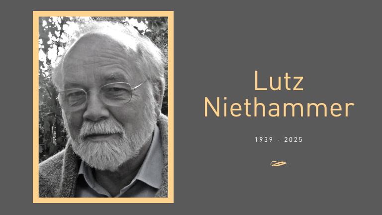 Lutz Niethammer, Gründungsdirektor des KWI