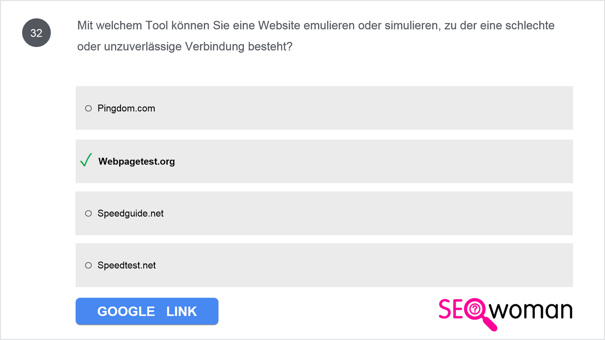 Mit welchem Tool können Sie eine Website emulieren oder simulieren, zu der eine schlechte oder unzuverlässige Verbindung besteht? Mit welchem Tool können Sie eine Website emulieren oder simulieren, zu der eine schlechte oder unzuverlässige Verbindung besteht?
